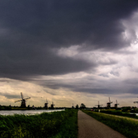 Typical landscape - Dordrecht - Netherlands